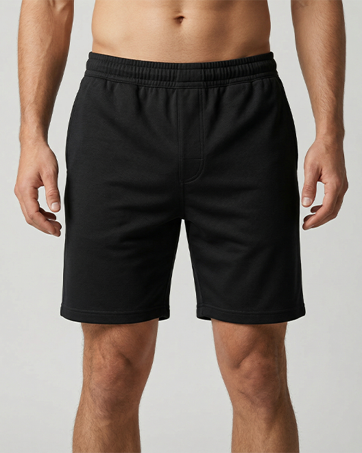 FlexCore Essential Shorts – Jet Black