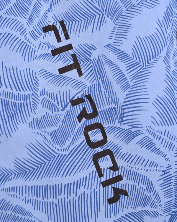 Arctic Pattern Performance T-Shirt – Sky Blue