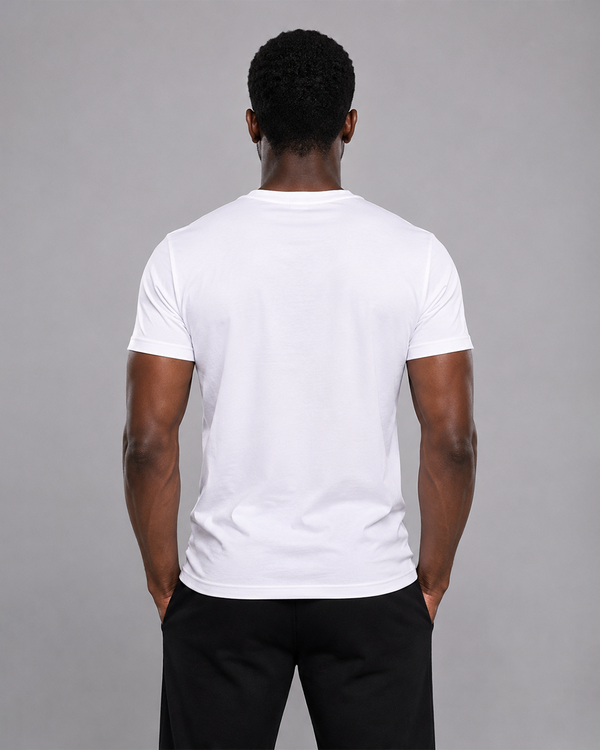 CoreFlex V-Neck Performance T-Shirt – White