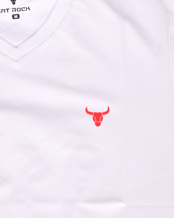 CoreFlex V-Neck Performance T-Shirt – White