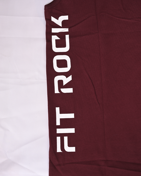 Sleeveless Performance Hoodie – Maroon