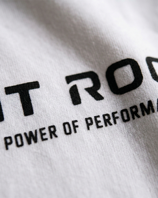 CoreWear Printed Round Neck T-Shirt – Arctic White