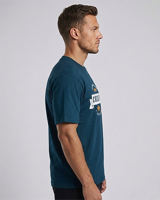CoreWear Fitness Graphic T-Shirt – Deep Teal Green