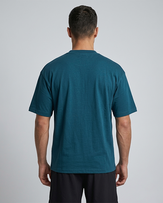 CoreWear Fitness Graphic T-Shirt – Deep Teal Green