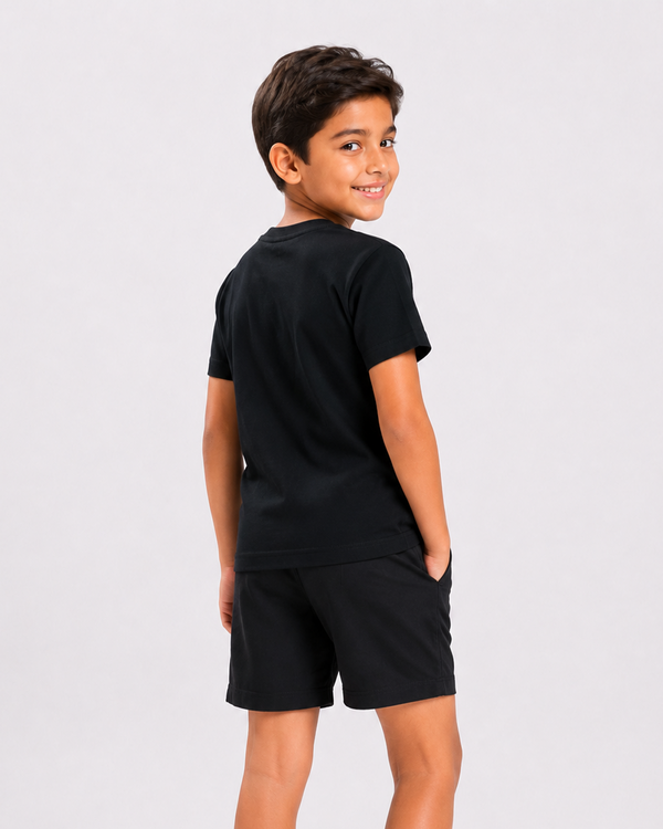 Fitrock Kids Black Active T-Shirt