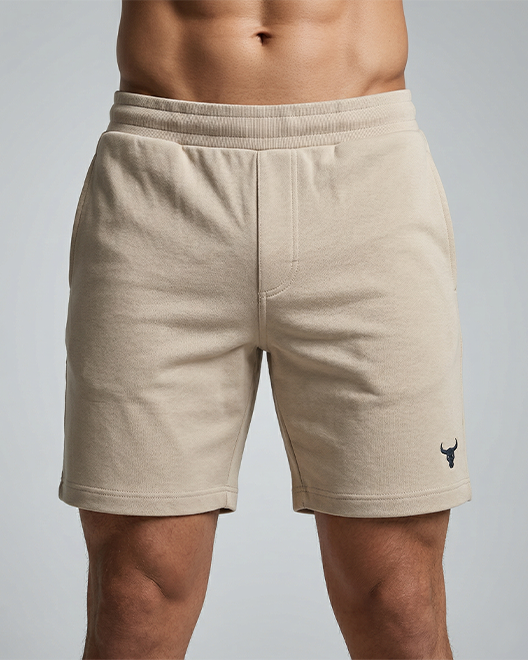 FlexCore Essential Shorts – Sand Beige