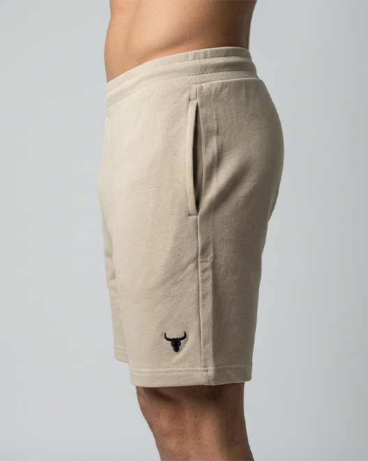 FlexCore Essential Shorts – Sand Beige