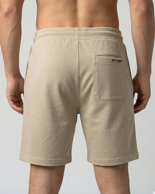 FlexCore Essential Shorts – Sand Beige