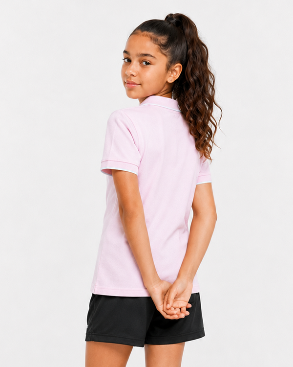 Fitrock Girls Performance Polo T-Shirt - Light Pink
