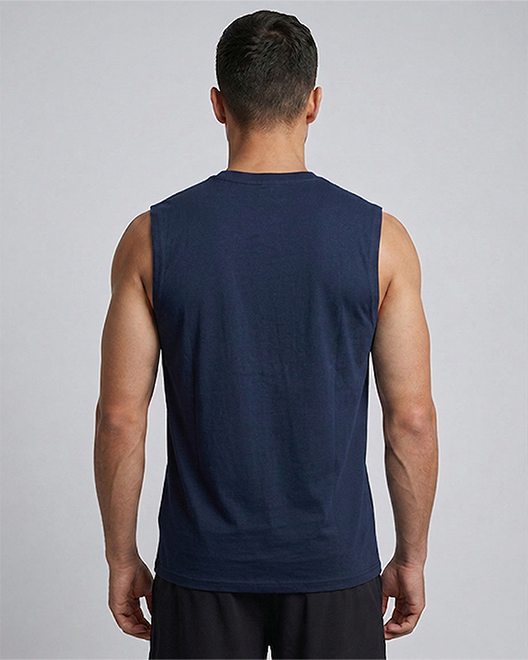 CoreFlex Sleeveless Performance Vest – Navy Blue