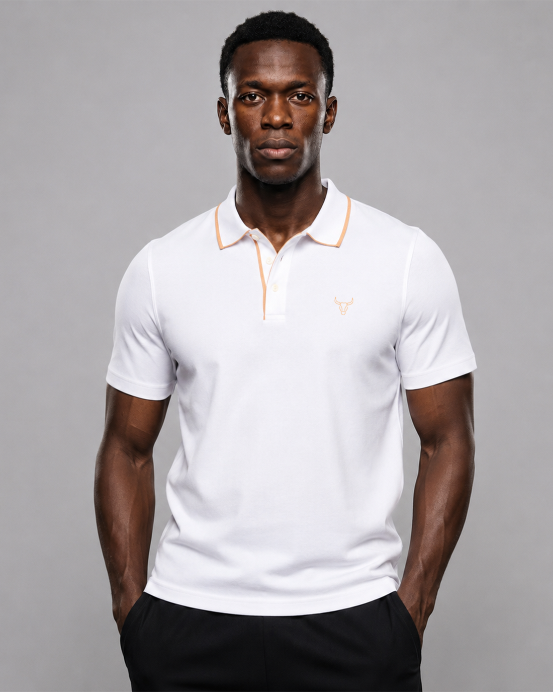 Ivory Gold Signature Polo