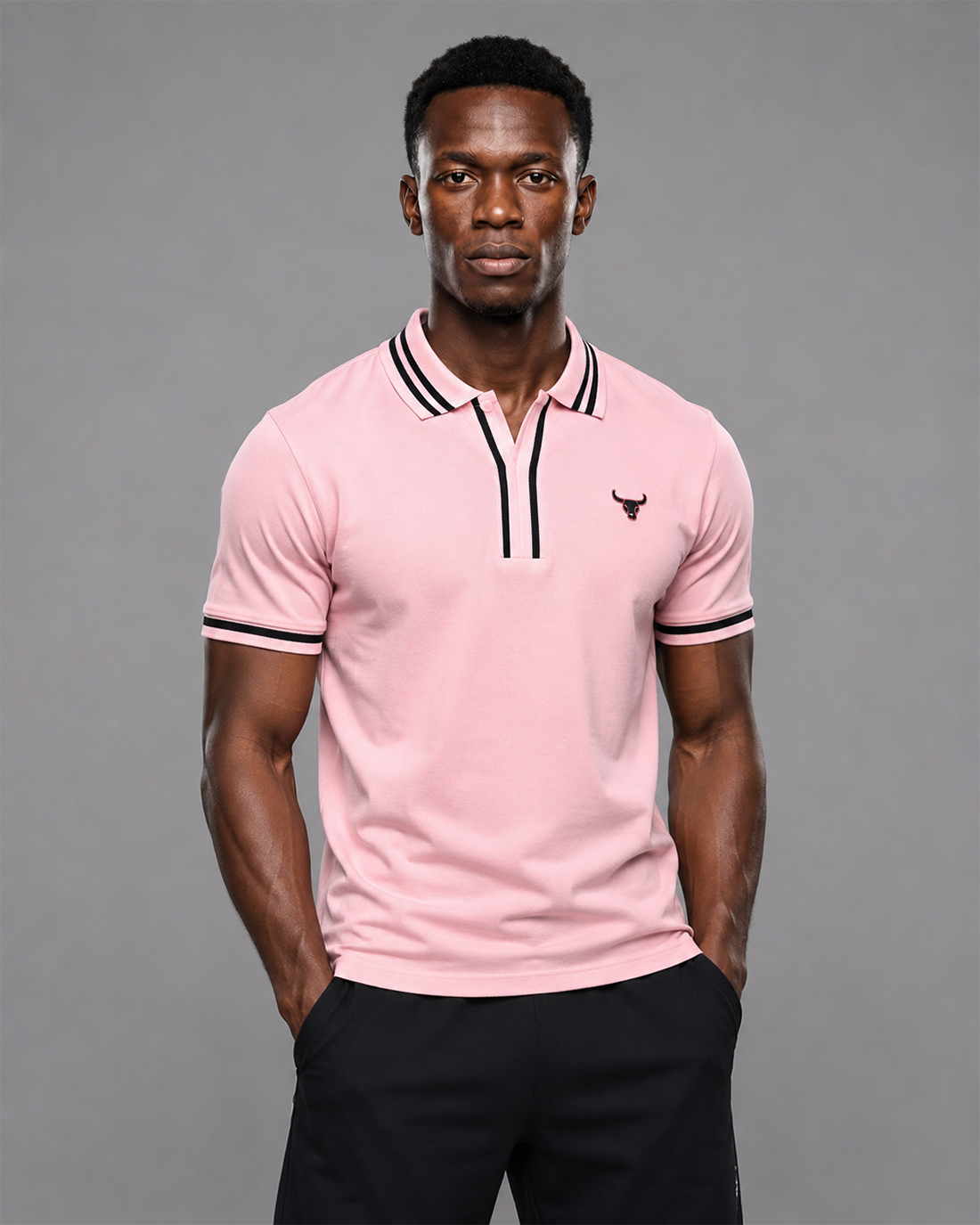 Blush Noir Signature Polo