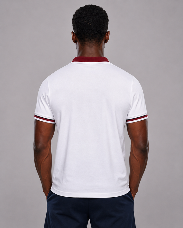 Crimson Edge Premium Polo