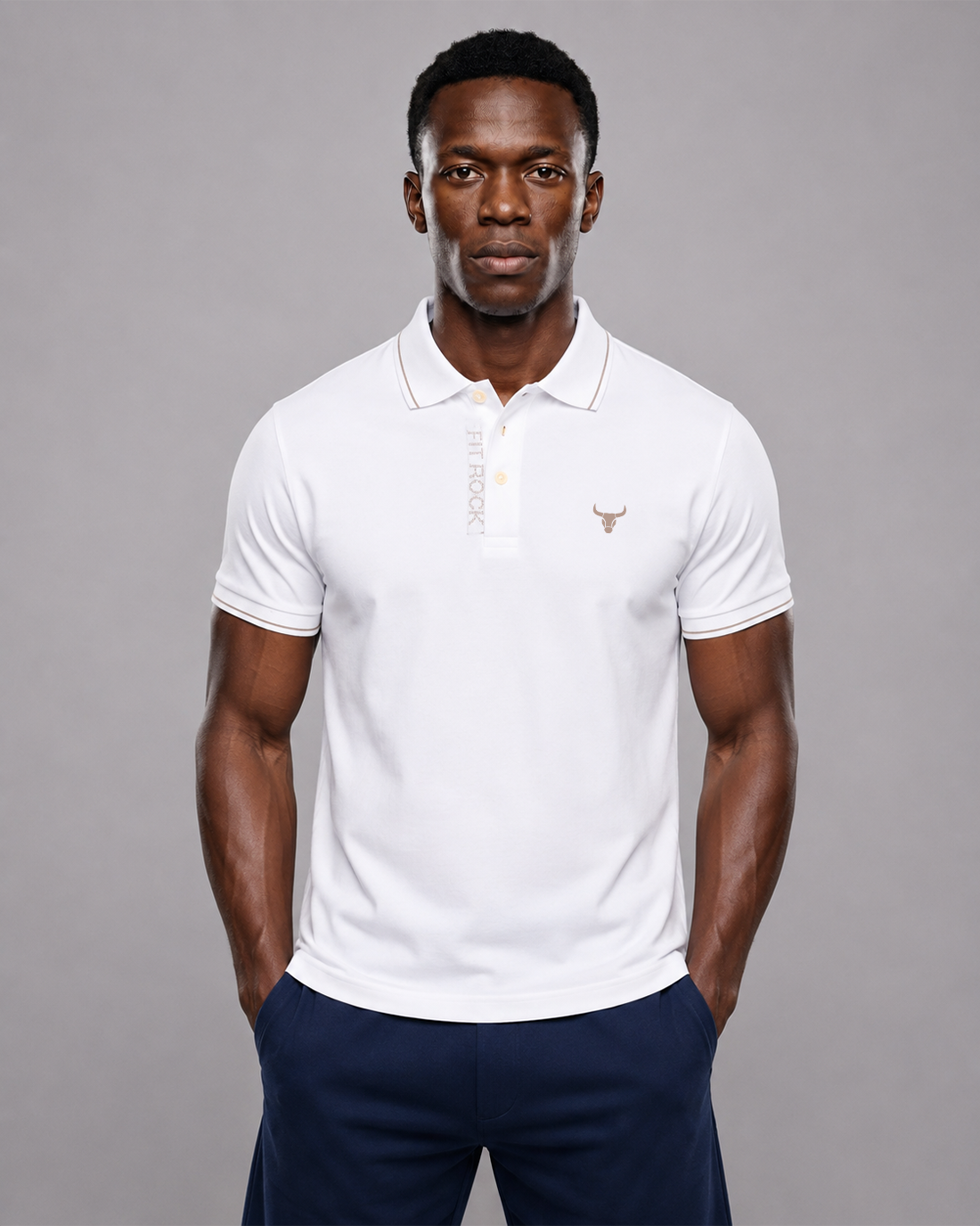 Ivory Luxe Signature Polo