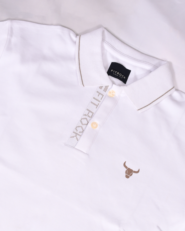 Ivory Luxe Signature Polo