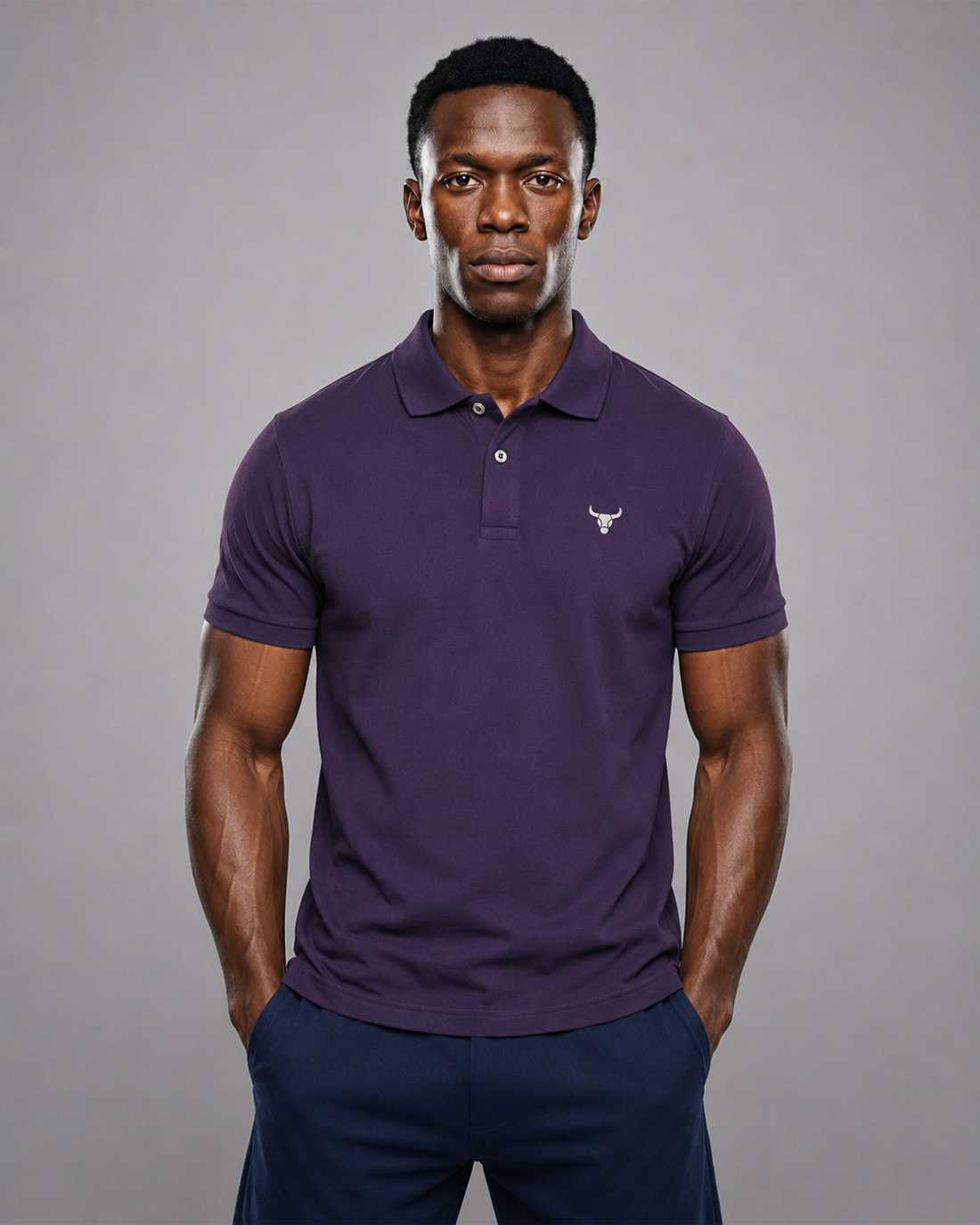 Royal Plum Essential Polo