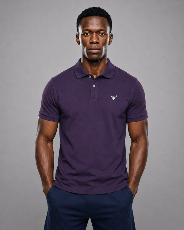 Royal Plum Essential Polo