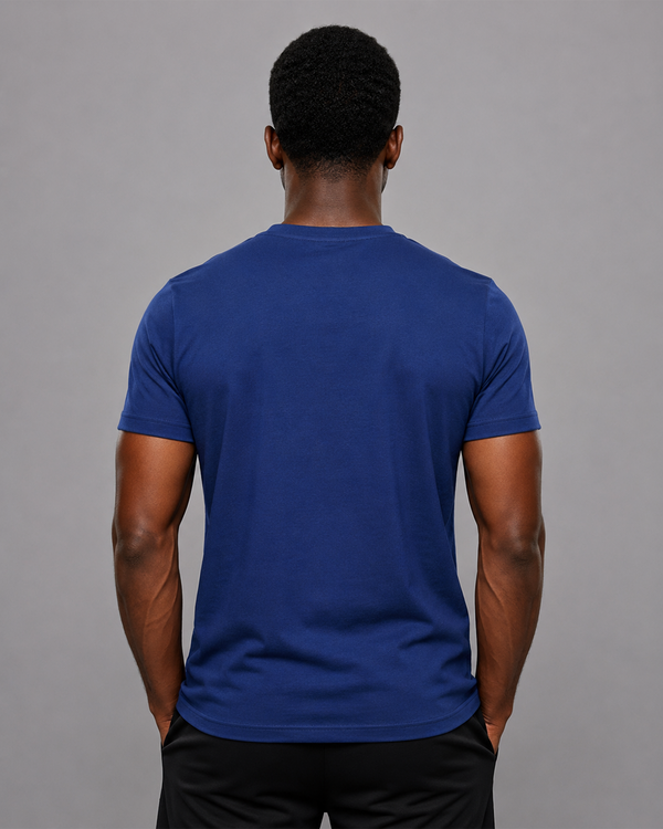 Fitrock Royal Blue V-Neck Performance Tee
