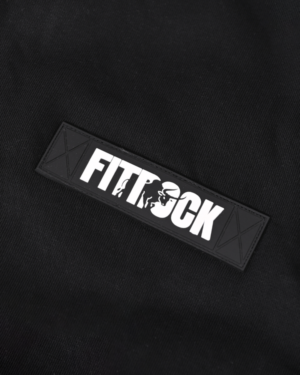 Fitrock Black Tapered Training Joggers