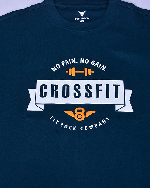 CoreWear Fitness Graphic T-Shirt – Deep Teal Green