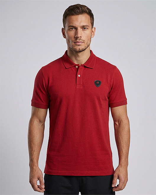 ElitePolo Classic T-Shirt – Crimson Red