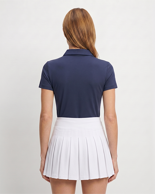 Women’s Premium Polo T-Shirt – Navy Slim Fit