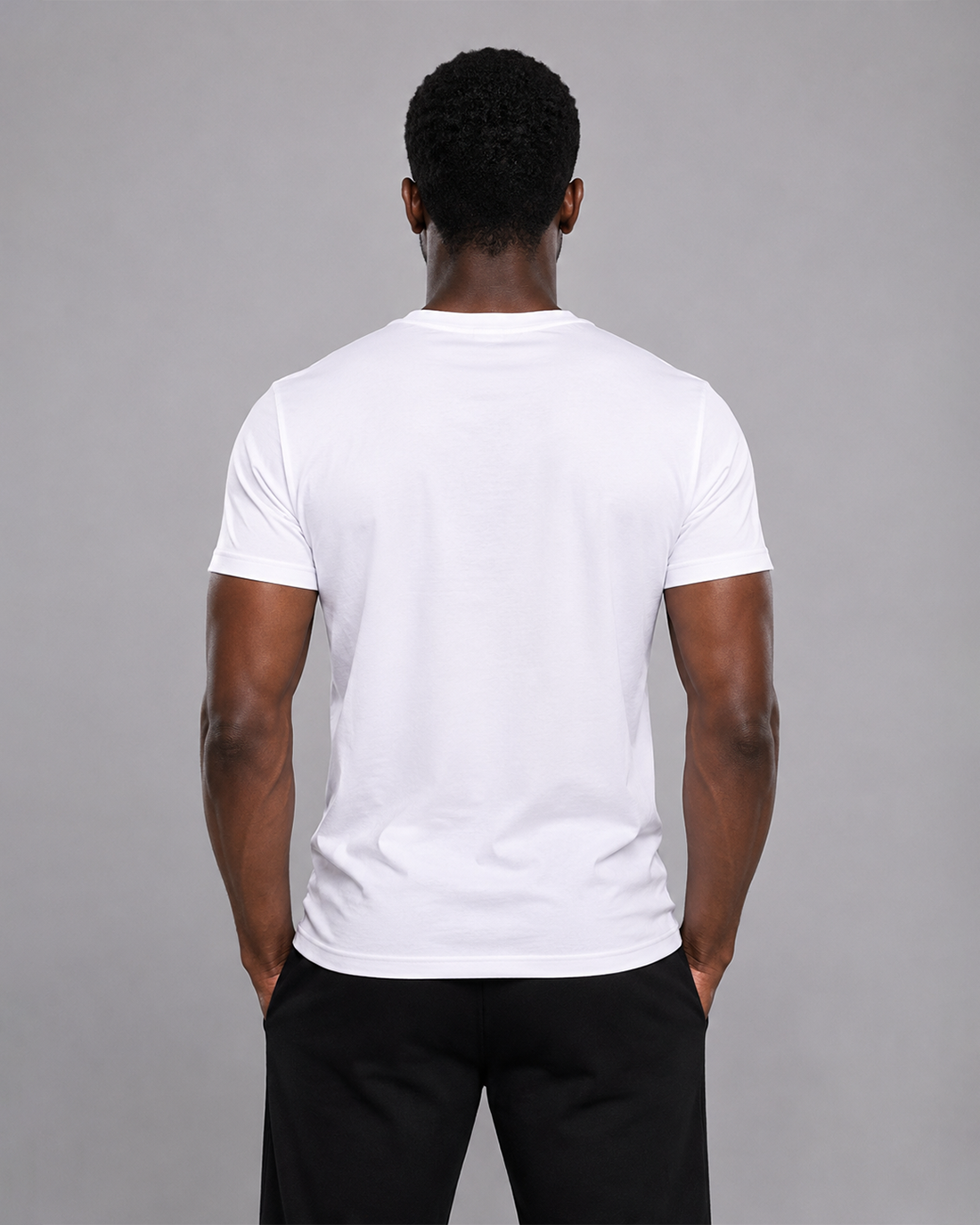 CoreFlex V-Neck Performance T-Shirt – White