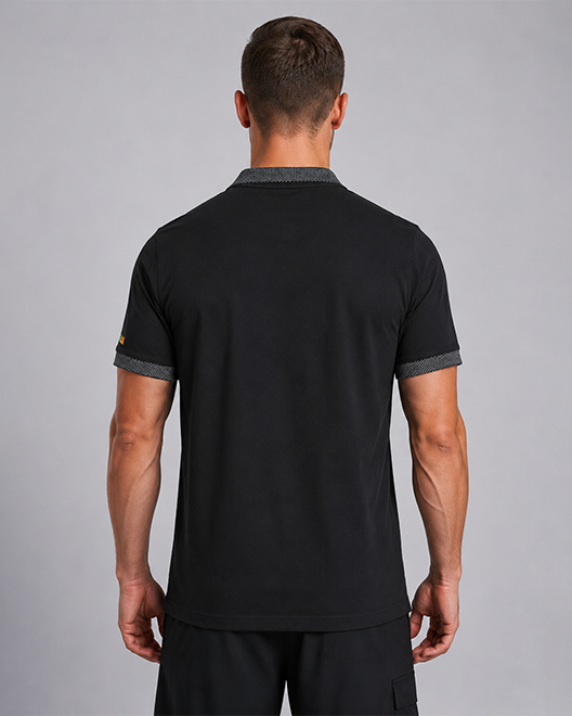 Fitrock Signature Bull Polo T-Shirt – Black