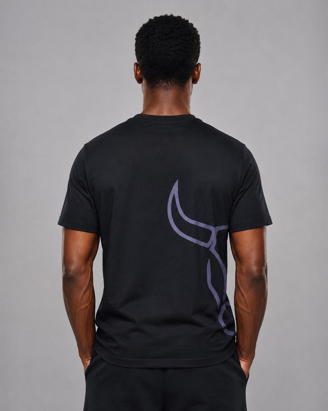 Midnight Bull Oversized Graphic T-Shirt