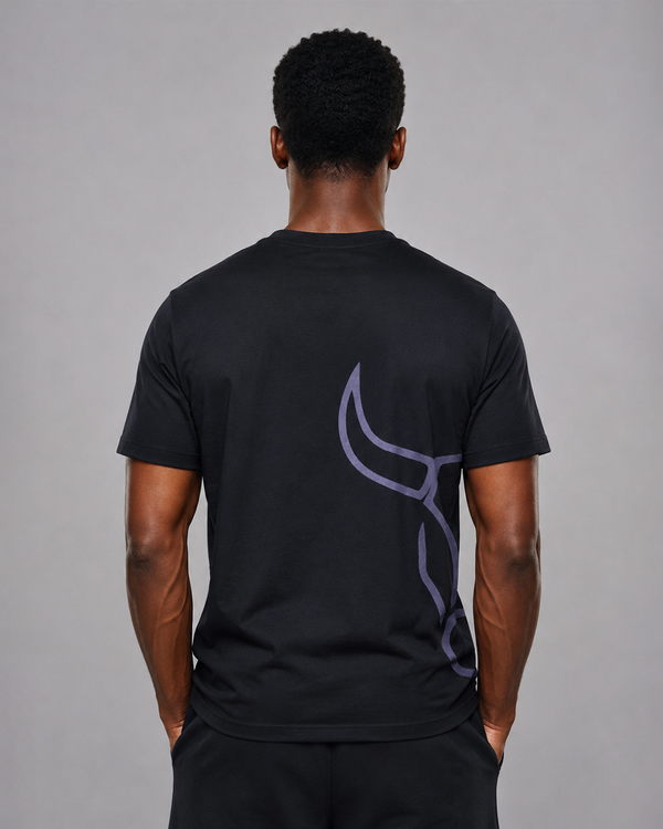 Midnight Bull Oversized Graphic T-Shirt