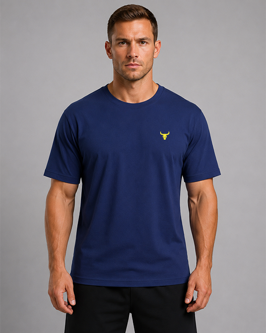 Minimal Bull Logo T-Shirt – Royal Blue