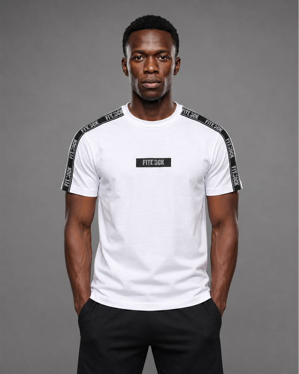 Urban Edge Signature Tape White T-Shirt